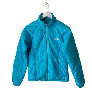 The North Face Teal Puffer Jacket Size XS